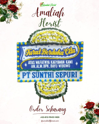 Papan Bunga Duka di Lakbok