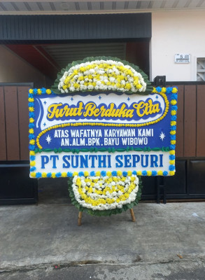 Papan Bunga Duka di Lakbok