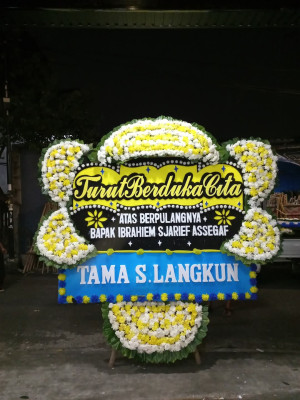 Papan Bunga Duka di Lakbok